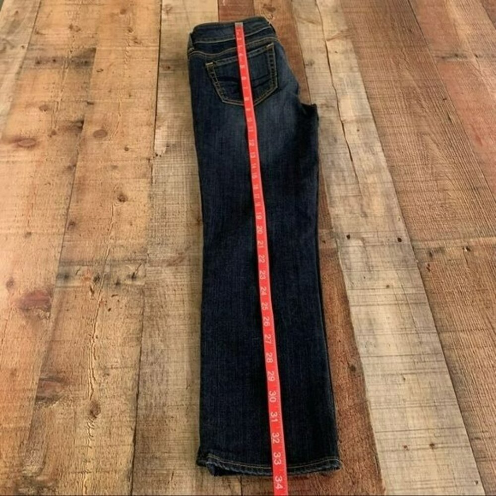 American eagle womens artist cropped straight leg denim jeans - 4 - Picture 12 of 13